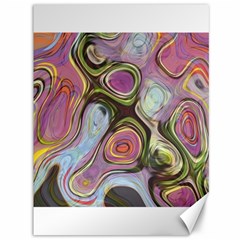 Retro Background Colorful Hippie Canvas 36  x 48  