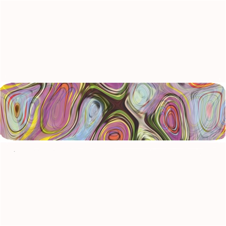 Retro Background Colorful Hippie Large Bar Mats