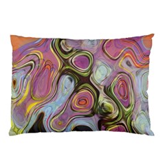 Retro Background Colorful Hippie Pillow Case (Two Sides)