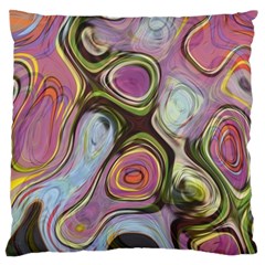 Retro Background Colorful Hippie Standard Flano Cushion Case (One Side)