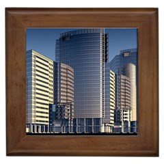 Skyscraper Skyscrapers Building Framed Tiles by Sapixe