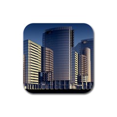 Skyscraper Skyscrapers Building Rubber Square Coaster (4 Pack)  by Sapixe