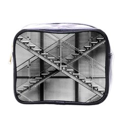 Architecture Stairs Steel Abstract Mini Toiletries Bags by Sapixe