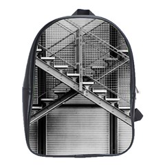 Architecture Stairs Steel Abstract School Bag (xl) by Sapixe