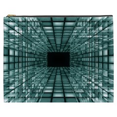Abstract Perspective Background Cosmetic Bag (xxxl) 