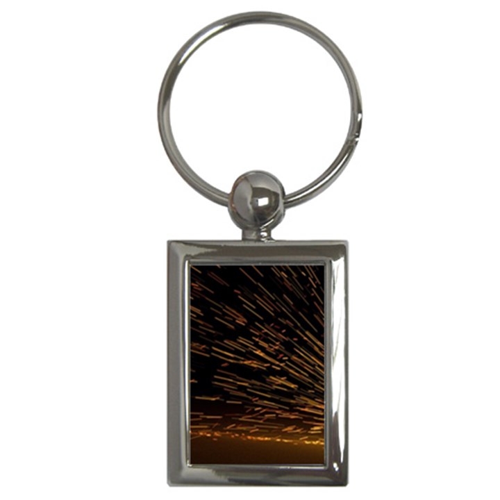 Metalworking Iron Radio Weld Metal Key Chains (Rectangle) 