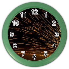 Metalworking Iron Radio Weld Metal Color Wall Clocks by Sapixe