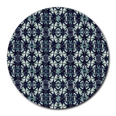 Intersecting Geometric Design Round Mousepads by dflcprints