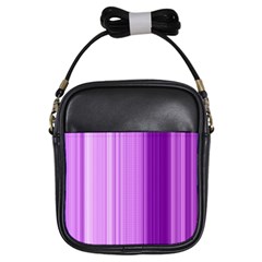 Background Texture Pattern Purple Girls Sling Bags