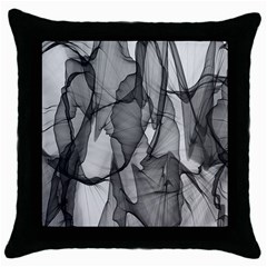 Abstract Black And White Background Throw Pillow Case (black)