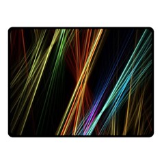 Lines Rays Background Light Fleece Blanket (small)