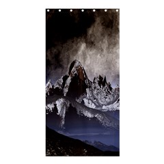 Mountains Moon Earth Space Shower Curtain 36  X 72  (stall) 