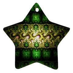 Fractal Art Digital Art Ornament (star)
