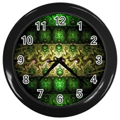 Fractal Art Digital Art Wall Clocks (black)