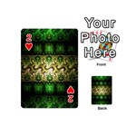 Fractal Art Digital Art Playing Cards 54 (Mini)  Front - Heart2