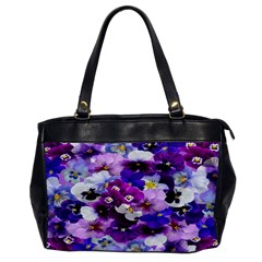 Graphic Background Pansy Easter Office Handbags