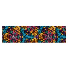 Grubby Colors Kaleidoscope Pattern Satin Scarf (oblong) by Sapixe