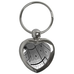 Graphic Design Background Key Chains (Heart) 