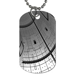 Graphic Design Background Dog Tag (One Side)