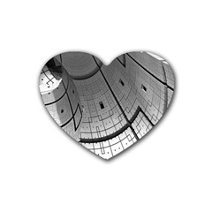 Graphic Design Background Heart Coaster (4 pack) 