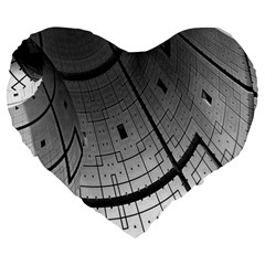 Graphic Design Background Large 19  Premium Heart Shape Cushions