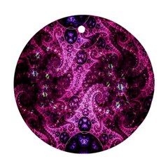 Fractal Art Digital Art Ornament (round)