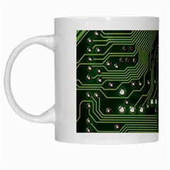 Board Computer Chip Data Processing White Mugs