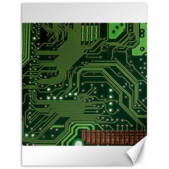 Board Computer Chip Data Processing Canvas 12  X 16  