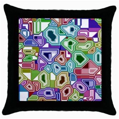 Board Interfaces Digital Global Throw Pillow Case (black)