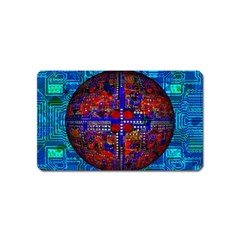 Board Interfaces Digital Global Magnet (name Card)