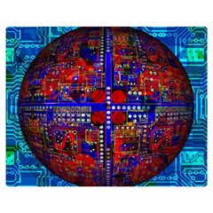 Board Interfaces Digital Global Double Sided Flano Blanket (Medium) 