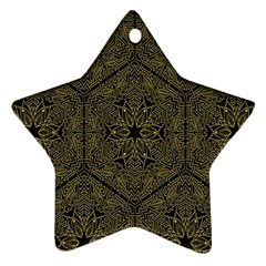 Texture Background Mandala Ornament (star) by Sapixe