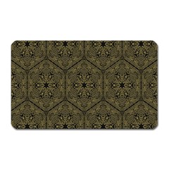 Texture Background Mandala Magnet (rectangular) by Sapixe