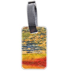 The Framework Drawing Color Texture Luggage Tags (two Sides)