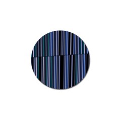 Shades Of Blue Stripes Striped Pattern Golf Ball Marker (10 Pack) by yoursparklingshop