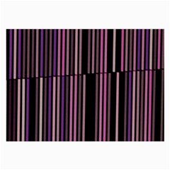 Shades Of Pink And Black Striped Pattern Large Glasses Cloth by yoursparklingshop