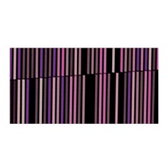 Shades Of Pink And Black Striped Pattern Satin Wrap by yoursparklingshop