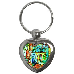 Birds   Caged And Free Key Chains (heart)  by bestdesignintheworld