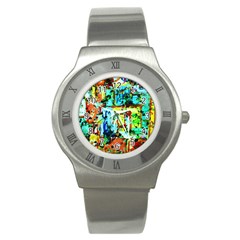 Birds   Caged And Free Stainless Steel Watch by bestdesignintheworld