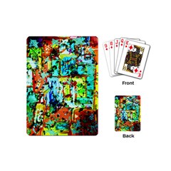 Birds   Caged And Free Playing Cards (mini)  by bestdesignintheworld