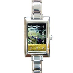 Hidden Strings Of Purity 9 Rectangle Italian Charm Watch