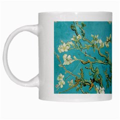 Almond Blossom  White Mugs by Valentinaart