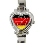 Colors And Fabrics 7 Heart Italian Charm Watch Front