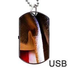 Colors And Fabrics 28 Dog Tag Usb Flash (two Sides)