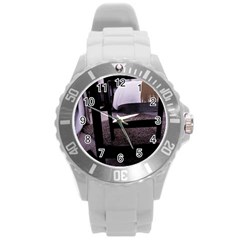 Colors And Fabrics 27 Round Plastic Sport Watch (l)