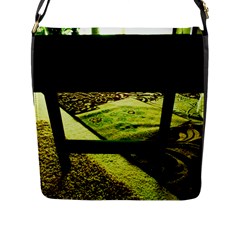 Colors And Fabrics 25 Flap Messenger Bag (l)  by bestdesignintheworld