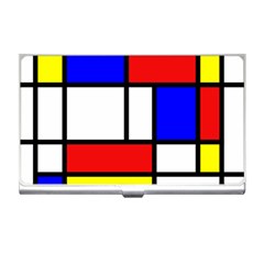 Piet Mondrian Mondriaan Style Business Card Holders by yoursparklingshop