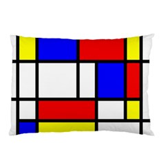 Piet Mondrian Mondriaan Style Pillow Case by yoursparklingshop