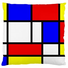 Piet Mondrian Mondriaan Style Standard Flano Cushion Case (two Sides) by yoursparklingshop