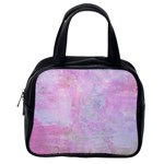 Soft Pink Watercolor Art Classic Handbags (2 Sides) Back